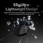 Rapoo VT7 MAX /VT7 Wireless Gaming Mouse True 8K Wireless Polling Rate 53g Lightweight Up to 750Hr Battery Life