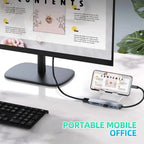 NEW USB C Hub 8In1 7In1 Type C Docking Station with USB3.0/2.0 HDMI SD/TF Card Reader PD Fast Charge for MacBook Notebook Laptop