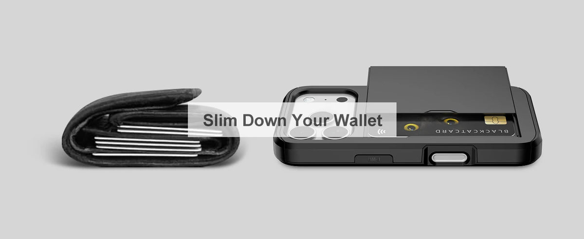 Case For iPhone 18 Pro Max 18 Pro 17 Pro Max 17 17e 16e Wallet Card Holder Slide Slot Slim Hard PC Heavy Duty Protective Cover