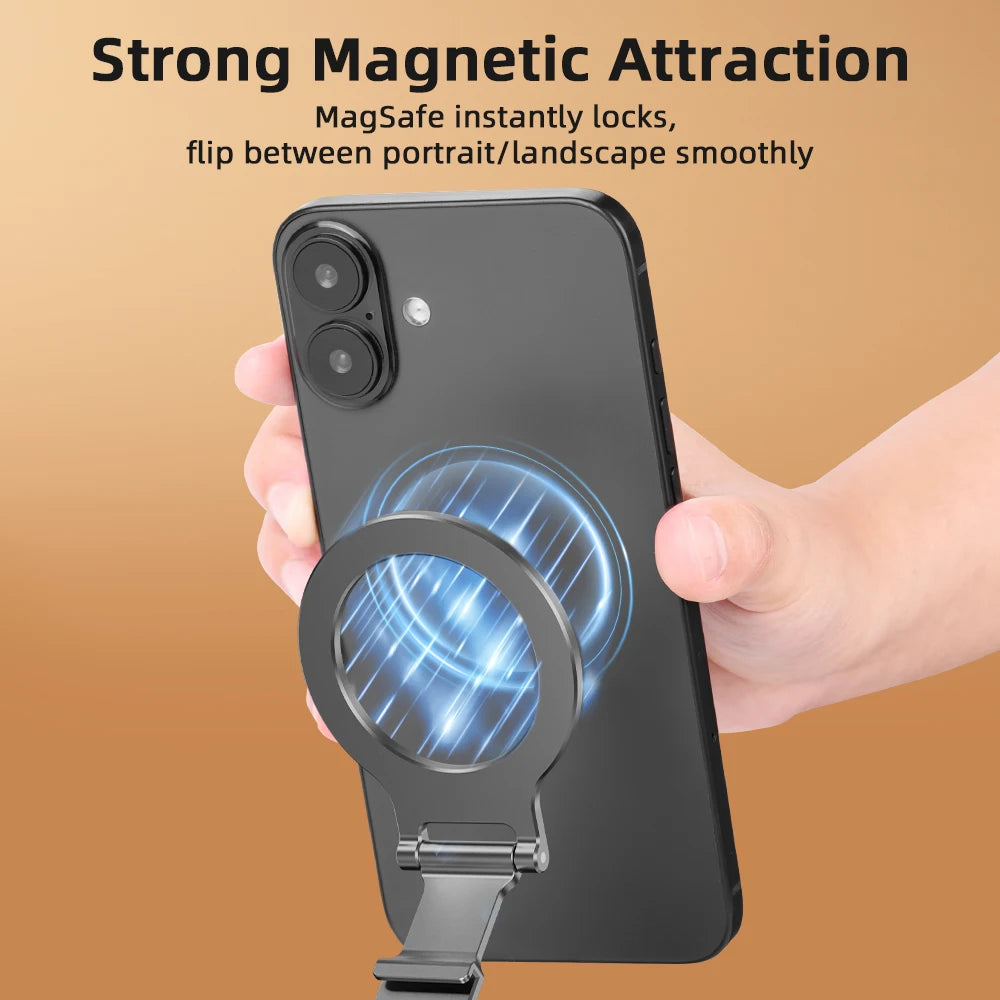 Flymile Magnetic Phone Holder Carabiner Mount for Iphone 18 Pro Max 17 16 15 Accessories Tripod Compatible with MagSafe