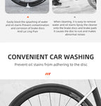 Anti-fouling Motorcycle Washing Disc Brake Cleaning Protection Cover Ultralight Bicycle Washing Disc Guard Bike Accessories