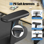 Ergonomic Mesh Office Chair Adjustable Headrest Lumbar Support Computer Chair High Back Desk Chair Swivel Task Chair for Home Office