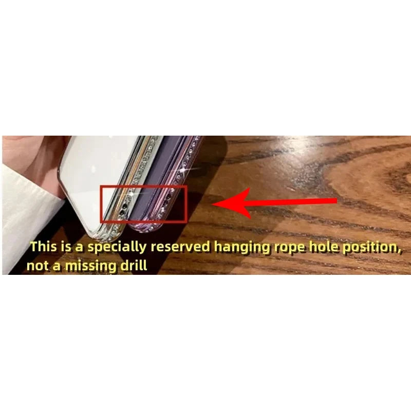 New Fashion Glitter Diamond Transparent Case For iPhone 16 15 14 13 17 12 18 Pro Max Plus Magnetic Wireless Charge Bumper Cover