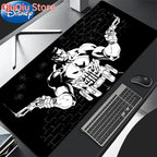 HD Print Anime Mouse Pad Office Computer Gamer Mousepad Laptop P-punisher Keyboard Pad PC Terror Skull Logo Gaming Desk Mice Mat