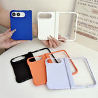 Luxury Skin Feel Frosted Matte Fold Phone Case For iPhone Duo Ultra 18 Fold Hinge Protective Ultra-thin PC Shockproof Hard Cover