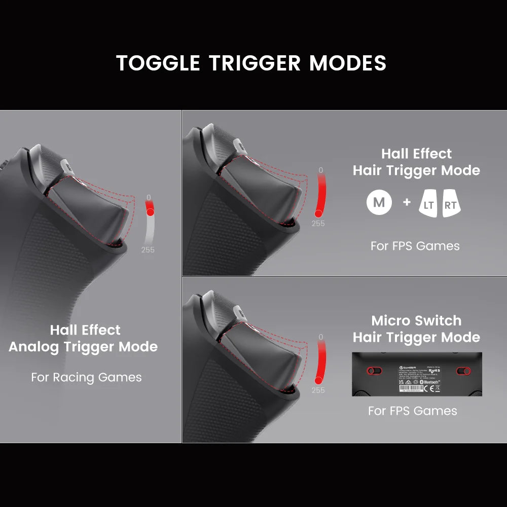 GameSir Tarantula Pro Switch Controller Hall Effect Gamepad with 9 Mappable Buttons for Nintendo Switch 2 iPhone Android Phone