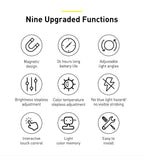 Baseus Desk Light Magnetic Hanging Table Lamp Rechargeable LED Stepless Dimming Desk Lamp Read Study Work Eye Protection Light