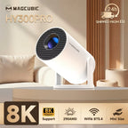 Magcubic HY300 Pro Allwinner H726 8K Android 14 Projector Wifi6 290ANSI BT5.4 1080P 1280*720P Cinema Outdoor Portable Projetor