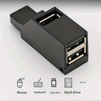 1Pcs USB 3.0 Adapter HUB Mini Splitter Box 1 to 3 Ports High Hi-Speed USB 2.0 Extender  For PC Laptop U Disk Card Reader
