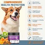 24-in-1 Dog Vitamins and Supplements Multivitamin Chewable for Dog Skin Coat Heart Joint Gut Liver Brain Eyes Immune Support