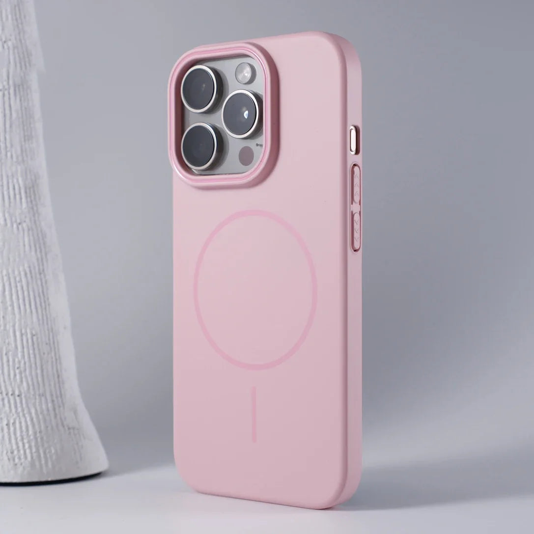 Original For Magsafe Magnetic Case for iPhone 17 Air 16 E 15 14 Plus 13 12 Mini 11 Pro XR XS Max Shockproof Matte Hard PC Cover