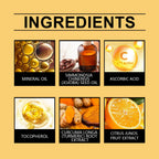 30ml Vitamin C Brightening Serum with Turmeric Extract Niacinamide Face Moisturizer Hydrating Glow Booster for Even Skin Tone