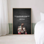 1pc Boxer Mike Tyson M-Muhammad Ali Motivational Quote Posters Retro Kraft Paper Sticker DIY Room Bar Cafe Wall Painting