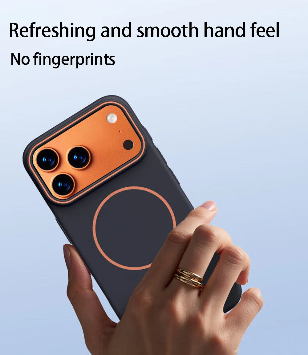 Luxury For Magsafe Silicone Phone Case For iPhone 11 12 13 14 15 16 17 18 Pro Max Magnetic Wireless Charging Back Case Cover