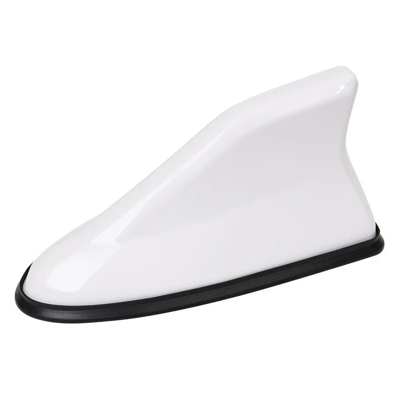 Universal Carbon Fiber Look Car Roof Top Mount Shark Fin Aerial Antenna Toppers Auto Radio AM FM Antenna Signal Amplifier Aerial