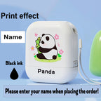 Personalized Cute Name Stamp Waterproof Clothing Label for Kids Self Ink Stamp for Kindergarten School Bags Custom Stamp