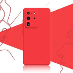 Original Mobile Phone Cover for Samsung Galaxy S20 FE Plus Ultra SamsungS20Ultra S20Plus 5G Soft Square Liquid Silicone Case Bag