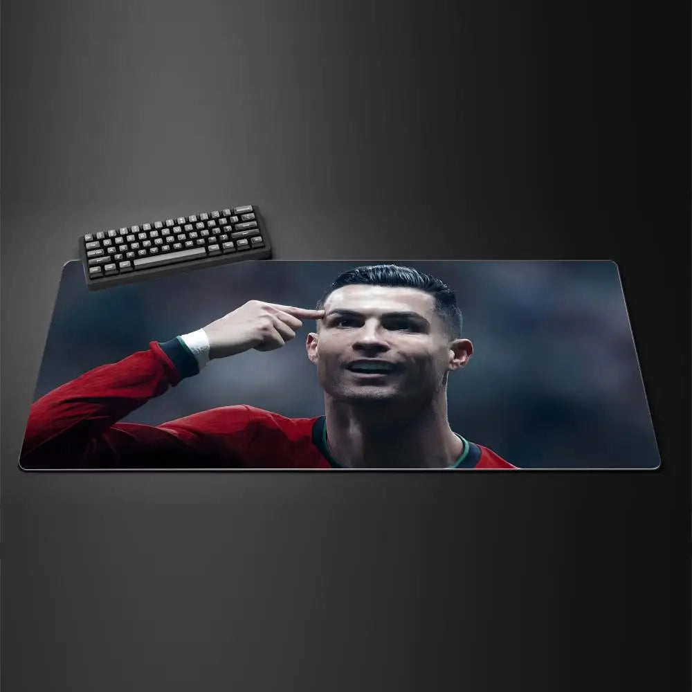 hot team R-rONALDO C Mouse Pad Mousepad Large Gaming Mouse Pad LockEdge Thickened Computer Keyboard Table Desk Mat