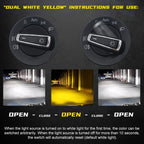 BMTxms 2Pcs 60W 12000LM Canbus H8 H11 9005 9006 Car LED Light Fog Light H9 HB3 HB4 9145 H10 LED Fog Lamp 6500K 3000K 12V Diode