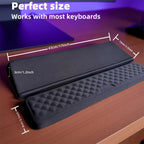 Keyboard Wrist Rest, Ergonomic Memory Foam Wrist Support for Typing & Gaming, Tilted Keyboard Pad, Aesthetic Desk Accessories Fo