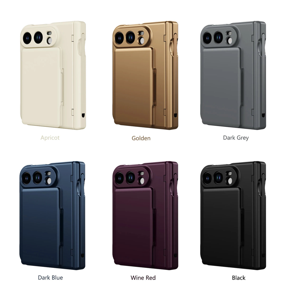 iPhone Duo Case With S Pen Holder Card Wallet Hinge Screen Protector And Stand