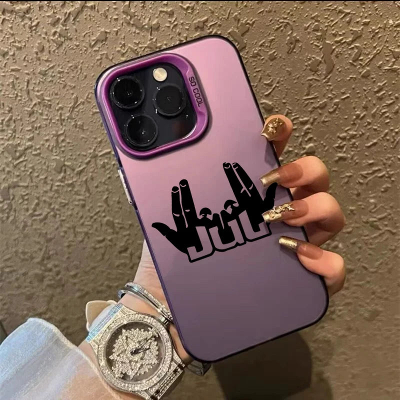 Rapper JuL C'est Pas Des Lol Hard PC IMD Case for iPhone 18 17 16 15 14 13 12 11 Pro Max X XR Shockproof Plating Matte TPU Funda