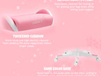Vigosit Gaming Chair Cute Ears and Kawaii Pillow Ergonomic Computer Game Chair for Girls with Lumbar Support