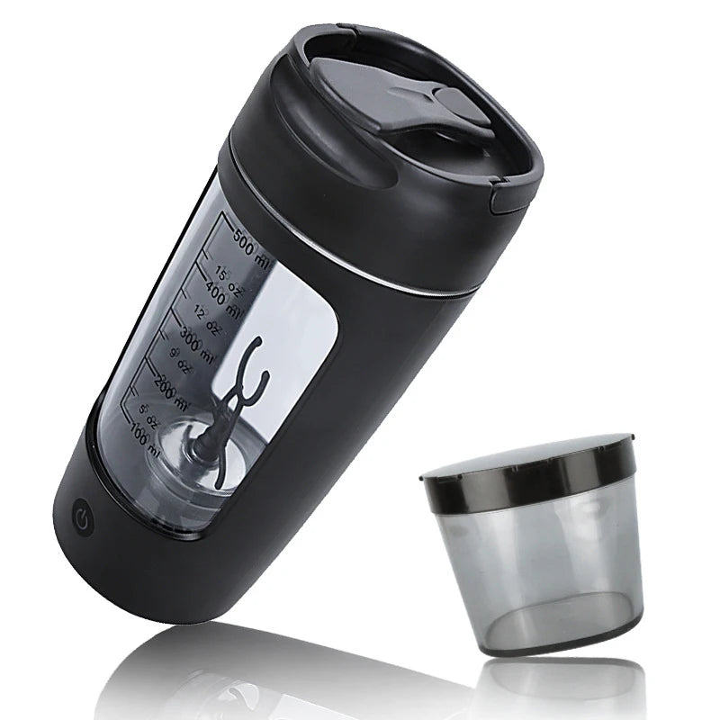 650ml USB Electric Portable Whey Protein Shaker bottle Fully Automatic Stirring Cup Rechargeable Gym BA Free Cocktail Blend