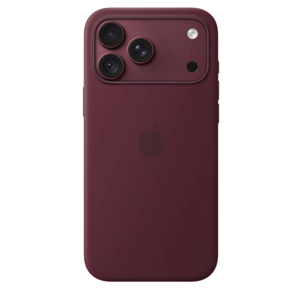 Newest for iPhone 18 Pro 18 Pro Max 17 Pro 17 Pro Max MagSafe Liquid Silicone Phone Case Wireless Charge Magenta Burgundy Cover