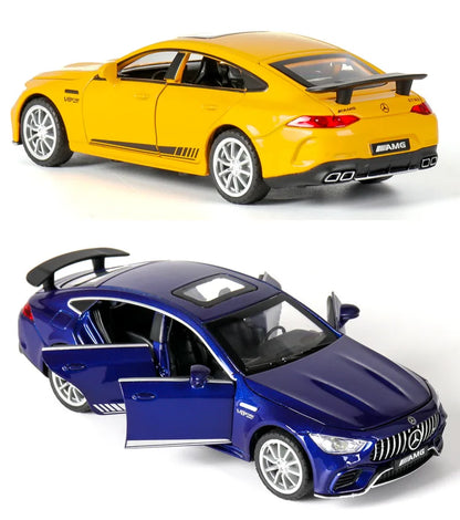 1:32 Mercedes Benz AMG GT63  Sports Car Alloy Diecast Car Model Sound Light Pull Back Toys Ornaments Gift For Children Collect
