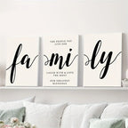 3 Pieces Modern Abstract Lion Family Inspirational Quotes Wall Art Canvas Prints for Living Room Cuadros Decor Unframed
