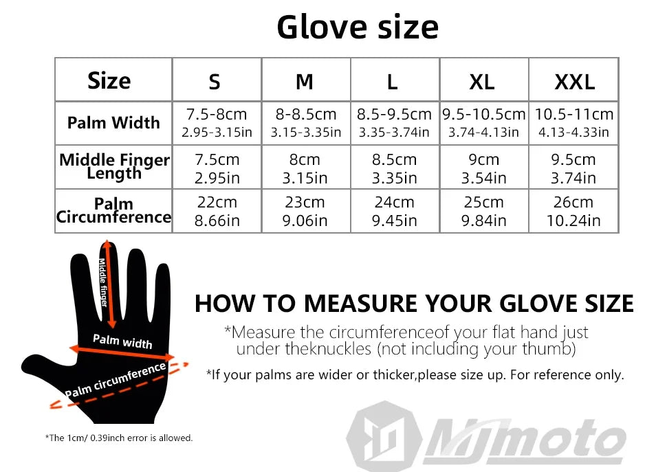 Winter Motorcycle Gloves for Men Women Waterproof Warm Cold Weather Riding Gloves Touchscreen for ATV UTV Road Racing Snowmobile