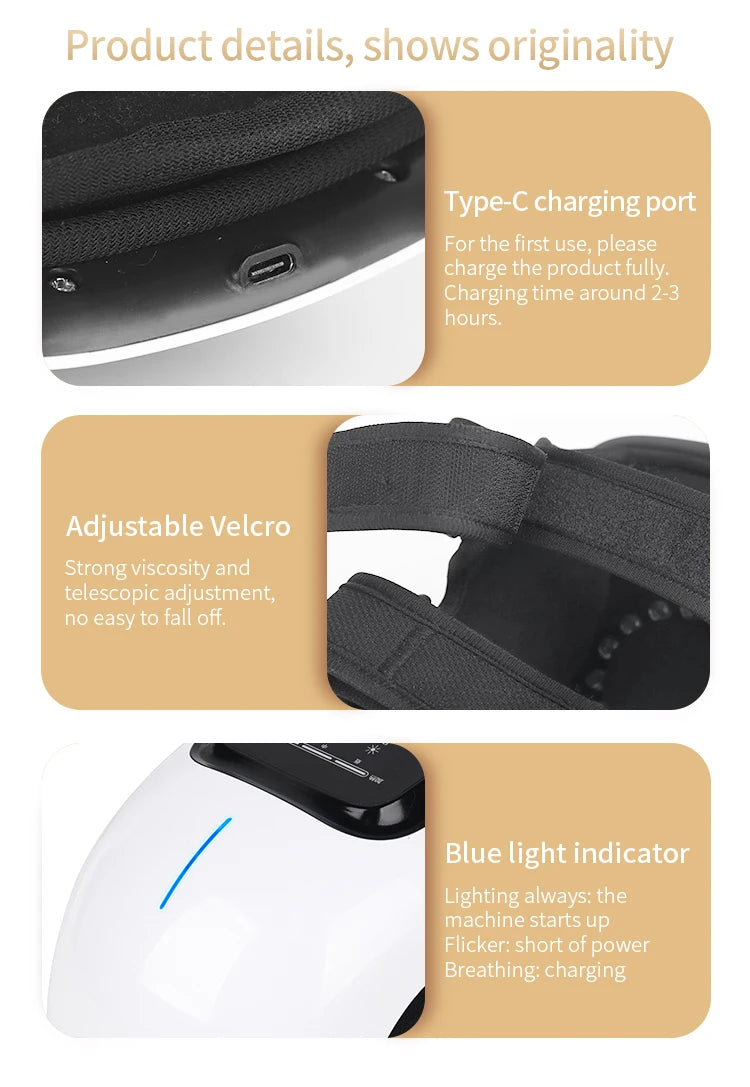 Protable Knee Massager Knee Joint Muscles Relaxtion Equipment Elbow Shoulder Massage Machine Easy to Use for Family and Friends