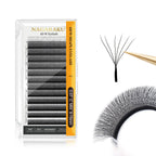 NAGARAKU Automatic Flowering 3D 4D 5D 6D 7D 8D W Shape All Size Premade Fans Eyelash Extensions Natural Soft Individual Lashes