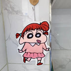 Kawaii Crayon Shin-Chan Cartoon Cute Hand Towel Water-Absorbent Coral Fleece Kitchen Quick-Drying Shower Room Supplies