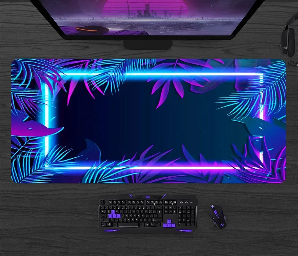 Alfombrilla de ratón Gaming, alfombrilla de escritorio para juegos, alfombrilla de teclado grande, alfombrilla Xll para ordenador, superficie de mesa para accesorios Xl Ped Mauspad