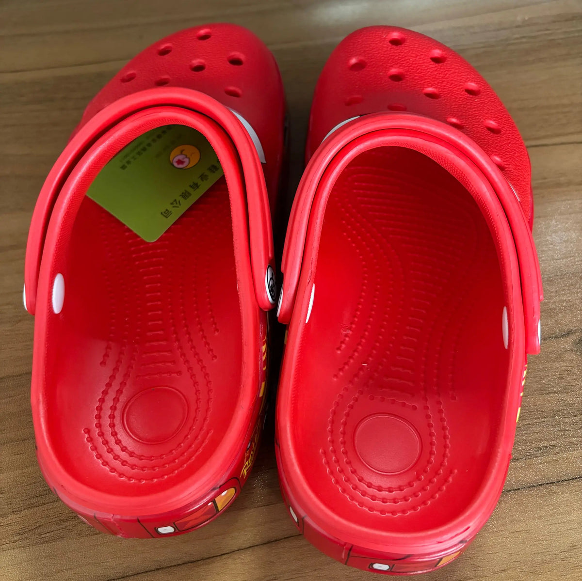 Lightninged 95 Cars Adults Hole Slippers Cartoon Solid Waterproof Slippers Outdoor Beach Sandals Breathable Eva Shoes