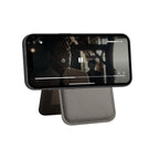 Premium PU Leather Magnetic Phone Card Holder, RFID Anti-Skimming Wallet Compatible with Magnetic Wireless Charging Smartphones,