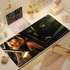 Singer S-Sabrina C-Carpenter Short n Sweet S Mouse Pad Large Desk Mat Keyboard Ergonomic Office Rubber Game PC Non-slip Anti-fra