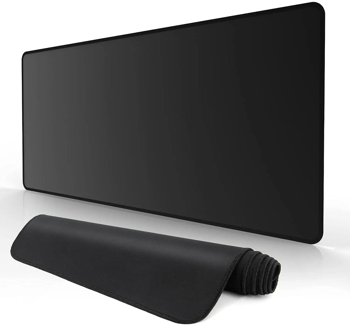 Alfombrilla de Ratón XXL Negra Alfombrilla de Ratón Grande Alfombrilla de Juego Gamer Alfombrilla de Ratón Alfombrilla de Escritorio PC Teclado Alfombrilla de Ratón para Ordenador