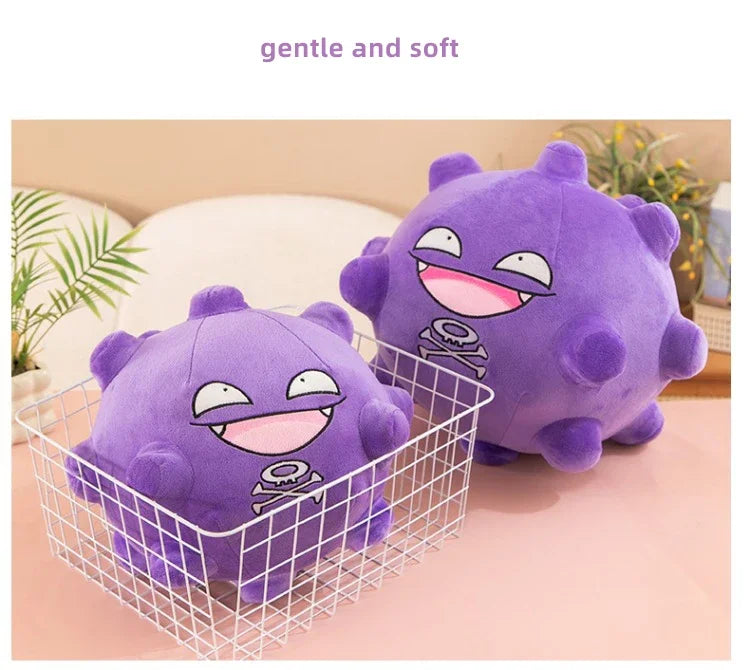 30/75cm Koffing Pokemon Plush Toys Large Anime Doll Cute Pillow Cartoon Huge Pokémon Plushie Stuffed Gift for Kids Christmas