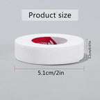 2/3 Rolls Japanese Insulating Tape for Eyelash Extension Lint Free Under Eye Pads Breathable Non-woven Tape Paper Eyelash Patch