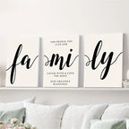 3 Pieces Modern Abstract Lion Family Inspirational Quotes Wall Art Canvas Prints for Living Room Cuadros Decor Unframed