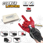 New Spider Cobweb Launcher Toys Silk Web Shooters Cosplay Model Manga Wrist Webshooter Gloves Accessories Props Gift for Fans
