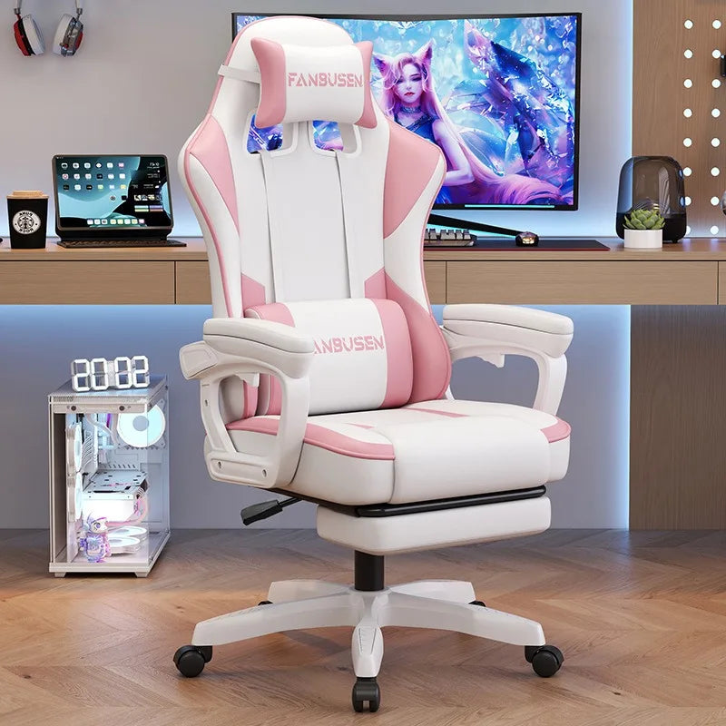 Gaming Chair Computer Chair GamingChair Ergonomic Dormitory Lifting Modern Simple Office Gaming Chair
