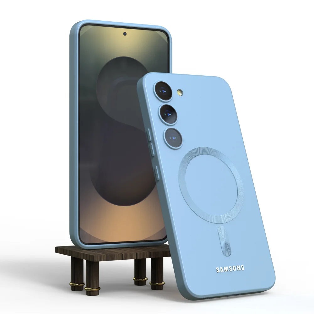 For Samsung Galaxy S25 S23 S22 S21 S26 Plus S24 FE A56 A55 A54 A36 A35 A16 Magnetic Case Shockproof Protective Back Cover Funda