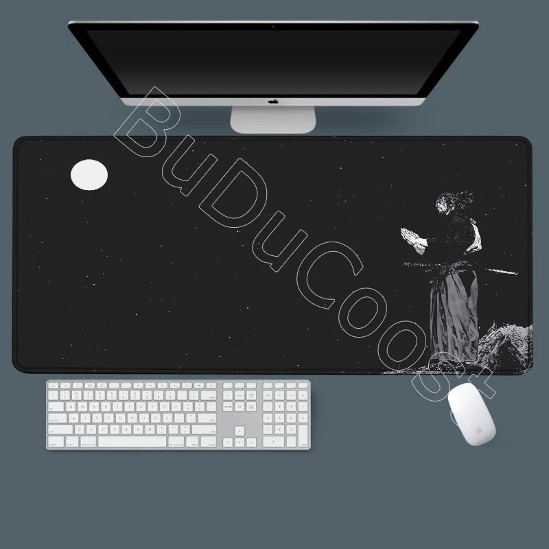 New HD Printing Miyamoto Musashi Vagabond Manga Mousepad Large Gaming Compute XXL PC Keyboard Mouse Mat Non-slip Rubber Desk Mat
